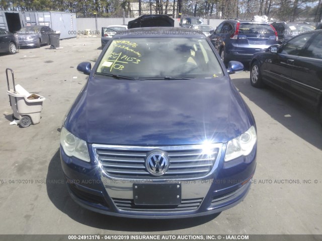 WVWAK73C47P077629 - 2007 VOLKSWAGEN PASSAT 2.0T/WOLFSBURG BLUE photo 6