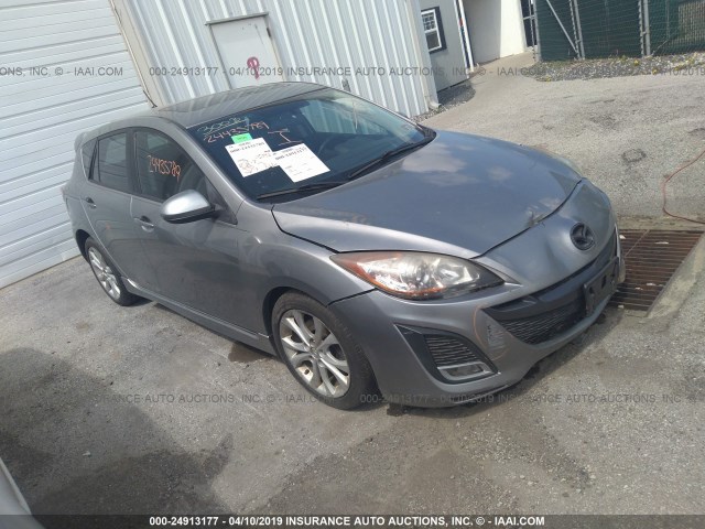 JM1BL1H68A1285699 - 2010 MAZDA 3 S GRAY photo 1