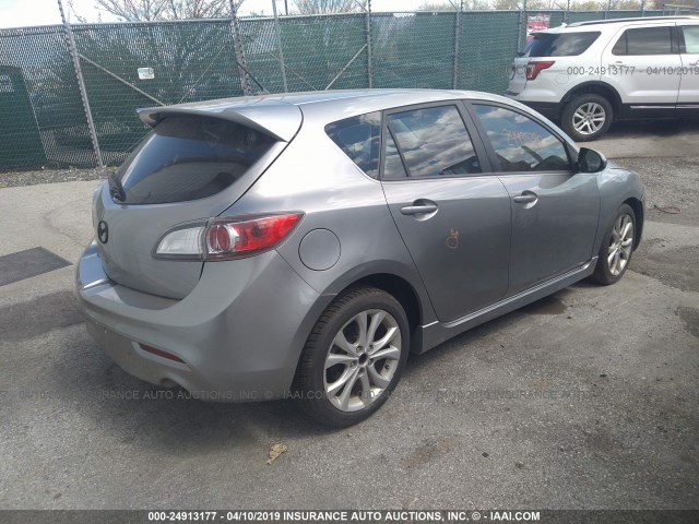 JM1BL1H68A1285699 - 2010 MAZDA 3 S GRAY photo 4