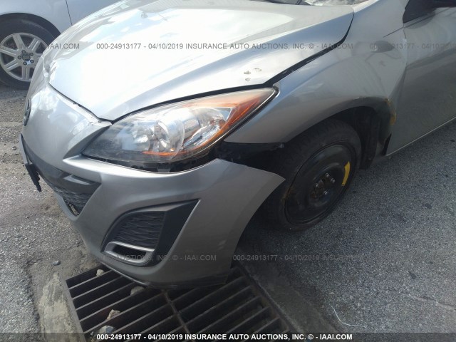 JM1BL1H68A1285699 - 2010 MAZDA 3 S GRAY photo 6