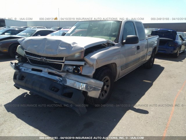 1GCEC19V96Z141106 - 2006 CHEVROLET SILVERADO C1500 TAN photo 2