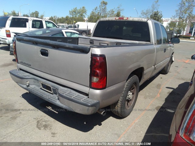 1GCEC19V96Z141106 - 2006 CHEVROLET SILVERADO C1500 TAN photo 4