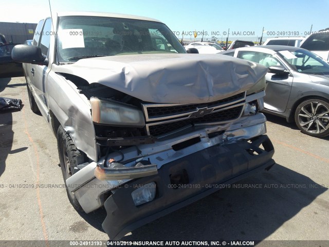 1GCEC19V96Z141106 - 2006 CHEVROLET SILVERADO C1500 TAN photo 6