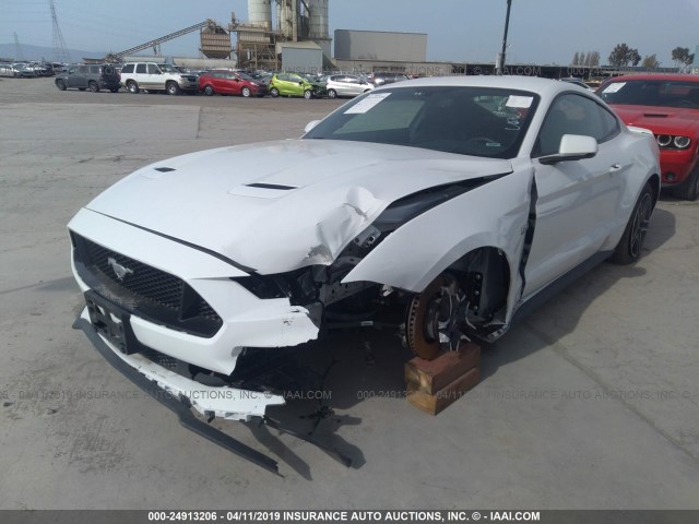 1FA6P8CFXJ5143391 - 2018 FORD MUSTANG GT WHITE photo 2