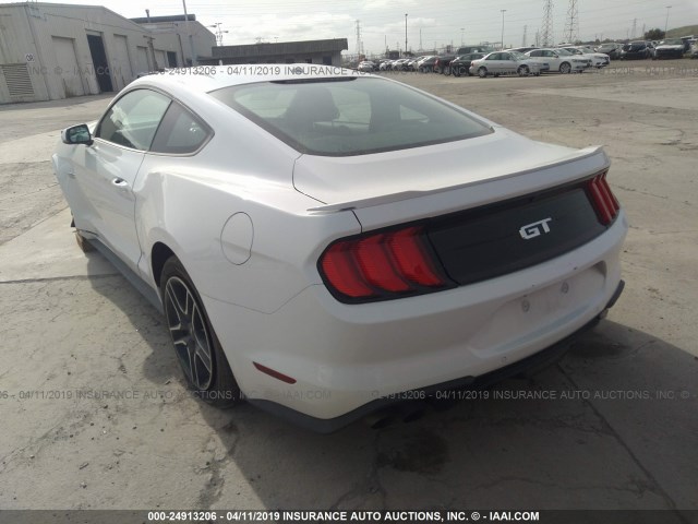 1FA6P8CFXJ5143391 - 2018 FORD MUSTANG GT WHITE photo 3