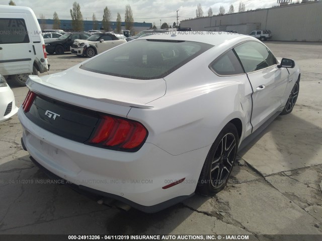 1FA6P8CFXJ5143391 - 2018 FORD MUSTANG GT WHITE photo 4