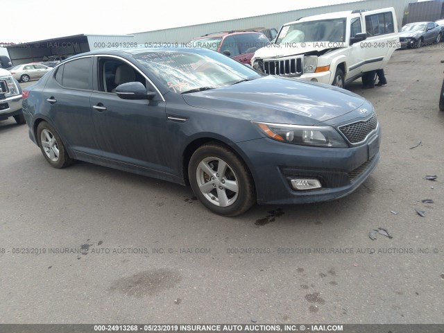 5XXGM4A75FG429048 - 2015 KIA OPTIMA LX GRAY photo 1