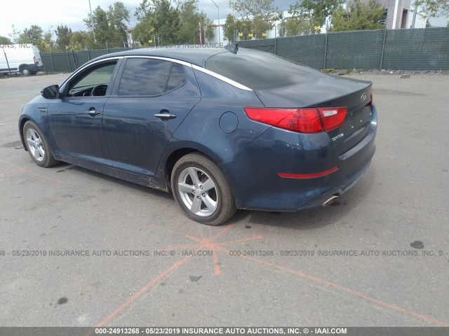 5XXGM4A75FG429048 - 2015 KIA OPTIMA LX GRAY photo 3