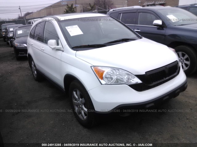 JHLRE48767C123105 - 2007 HONDA CR-V EXL WHITE photo 1