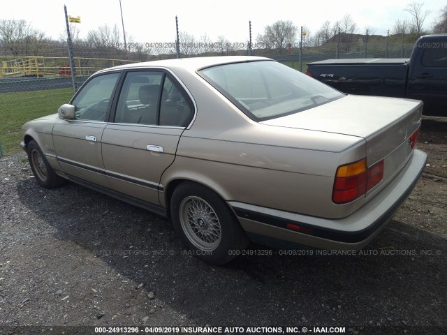 WBAHD231XLBF67042 - 1990 BMW 535 I AUTOMATIC BEIGE photo 3