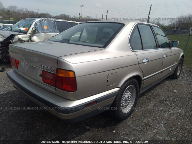 WBAHD231XLBF67042 - 1990 BMW 535 I AUTOMATIC BEIGE photo 4