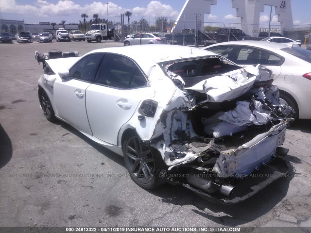 JTHBE1D29G5026992 - 2016 LEXUS IS 350 WHITE photo 3