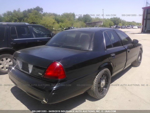 2FABP7BV9BX116488 - 2011 FORD CROWN VICTORIA POLICE INTERCEPTOR BLACK photo 4