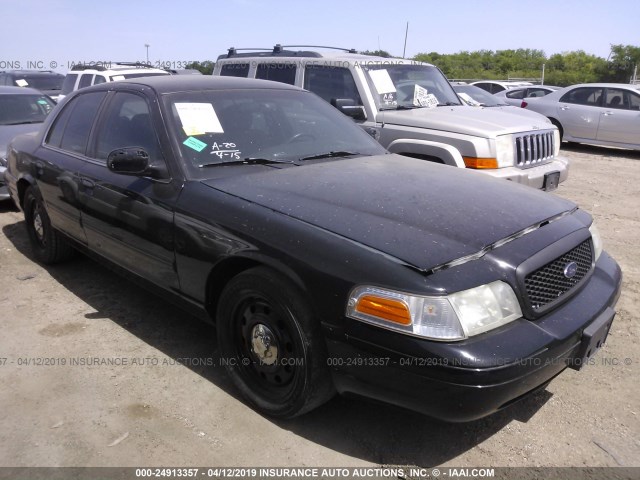 2FABP7BV5AX135294 - 2010 FORD CROWN VICTORIA POLICE INTERCEPTOR BLACK photo 1