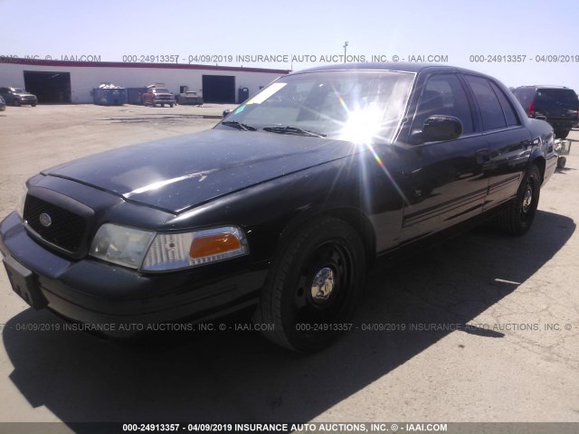 2FABP7BV5AX135294 - 2010 FORD CROWN VICTORIA POLICE INTERCEPTOR BLACK photo 2