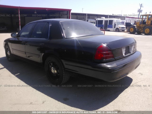 2FABP7BV5AX135294 - 2010 FORD CROWN VICTORIA POLICE INTERCEPTOR BLACK photo 3