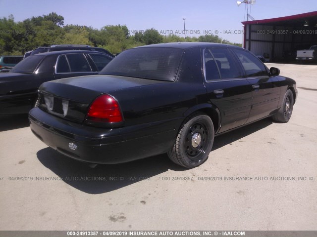 2FABP7BV5AX135294 - 2010 FORD CROWN VICTORIA POLICE INTERCEPTOR BLACK photo 4