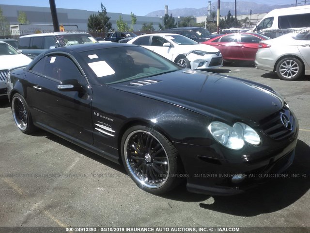 WDBSK74F93F036764 - 2003 MERCEDES-BENZ SL 55 AMG BLACK photo 1