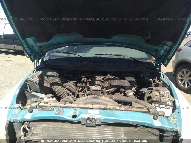 3B7MC33C6TM122069 - 1996 DODGE RAM 3500 BLUE photo 10