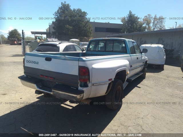 3B7MC33C6TM122069 - 1996 DODGE RAM 3500 BLUE photo 4