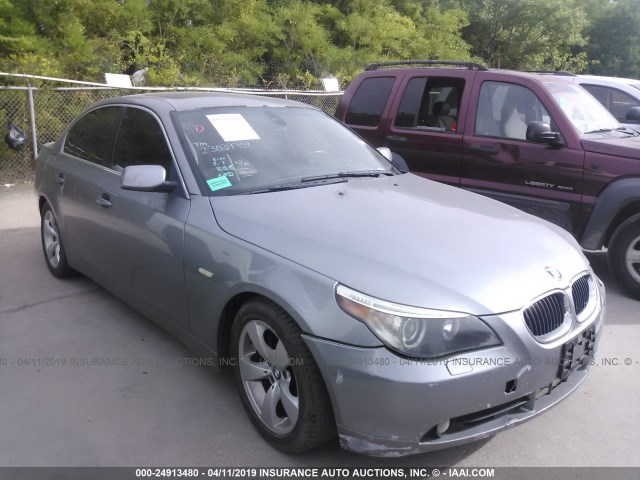 WBANA53555B861402 - 2005 BMW 525 I GRAY photo 1