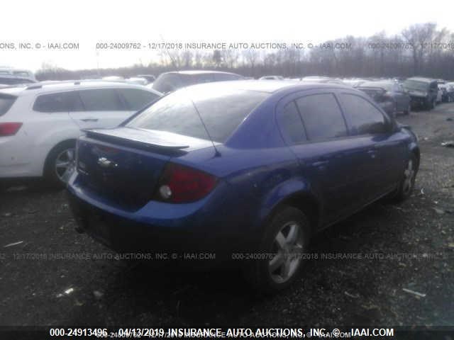 1G1AL55F767798267 - 2006 CHEVROLET COBALT LT BLUE photo 4