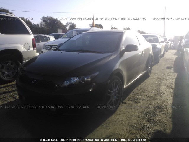 JTKDE167480263951 - 2008 TOYOTA SCION TC BLACK photo 2