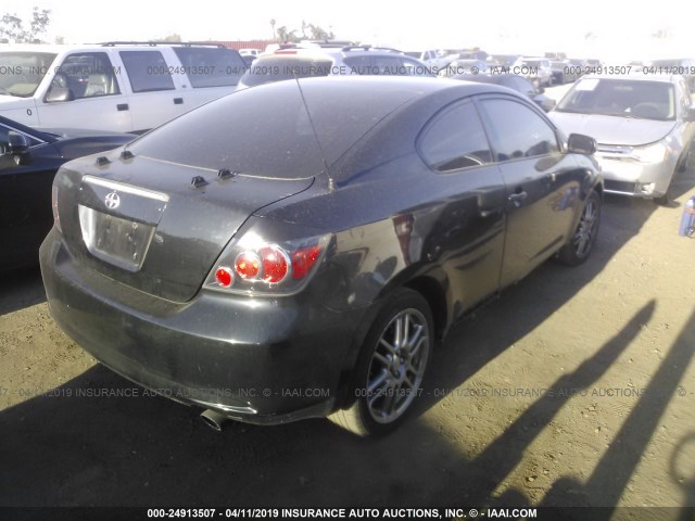 JTKDE167480263951 - 2008 TOYOTA SCION TC BLACK photo 4