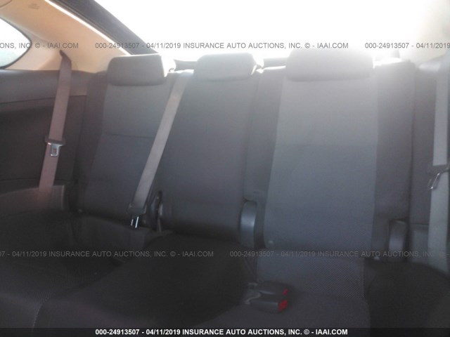 JTKDE167480263951 - 2008 TOYOTA SCION TC BLACK photo 8