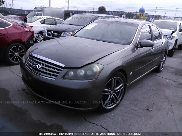 JNKBY01EX6M202517 - 2006 INFINITI M45 SPORT BROWN photo 2