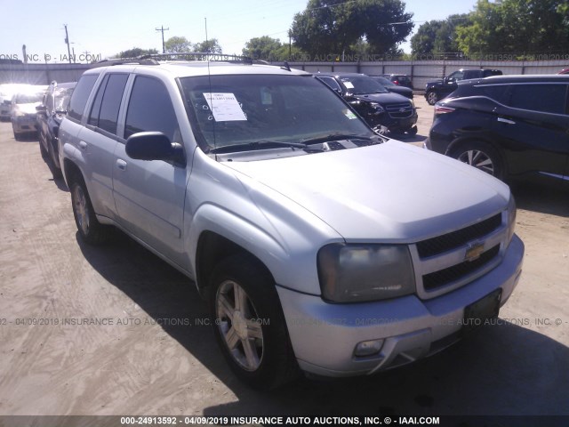 1GNDS13S382119232 - 2008 CHEVROLET TRAILBLAZER LS/LT SILVER photo 1