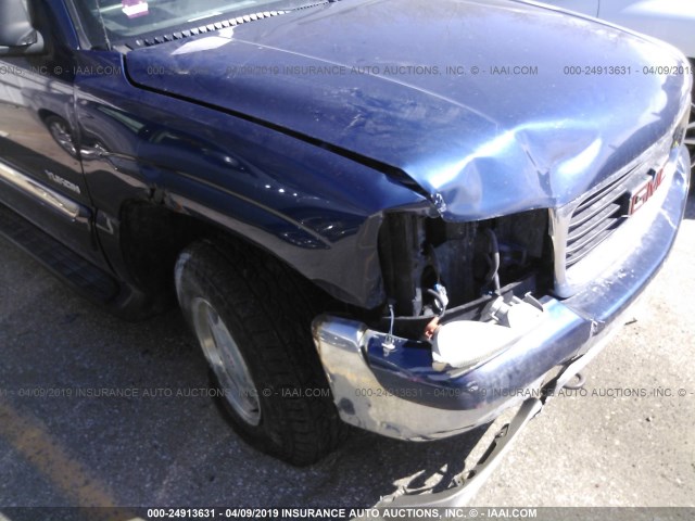 1GKEK13Z52J117137 - 2002 GMC YUKON BLUE photo 6