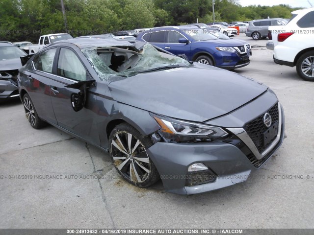 1N4BL4CVXKC122564 - 2019 NISSAN ALTIMA SR GRAY photo 1