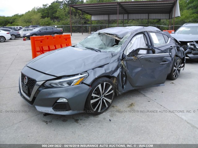 1N4BL4CVXKC122564 - 2019 NISSAN ALTIMA SR GRAY photo 2