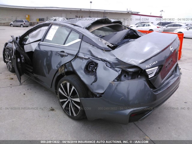 1N4BL4CVXKC122564 - 2019 NISSAN ALTIMA SR GRAY photo 3