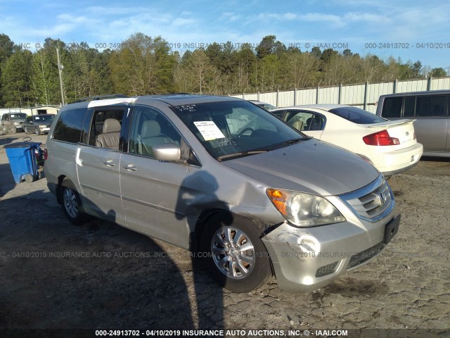 5FNRL38718B410286 - 2008 HONDA ODYSSEY EXL SILVER photo 1