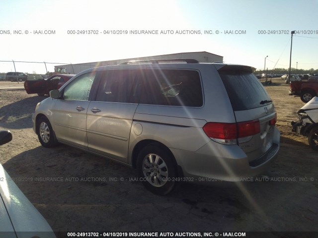 5FNRL38718B410286 - 2008 HONDA ODYSSEY EXL SILVER photo 3