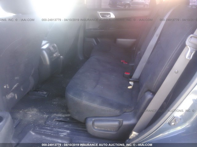 5N1AR2MNXEC668157 - 2014 NISSAN PATHFINDER S/SV/SL/PLATINUM BLUE photo 8