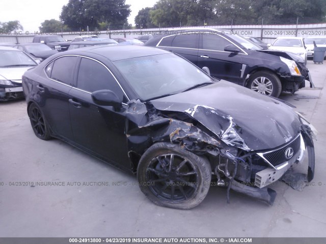 JTHBK262385084786 - 2008 LEXUS IS 250 BLACK photo 1