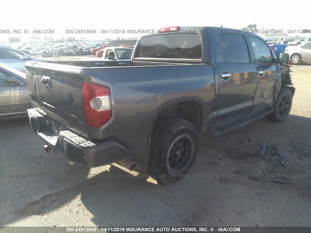 5TFAY5F19FX428370 - 2015 TOYOTA TUNDRA CREWMAX 1794/PLATINUM 灰色 照片 4