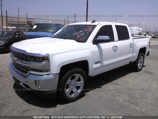 3GCPCSEC0GG365501 - 2016 CHEVROLET SILVERADO C1500 LTZ WHITE photo 2