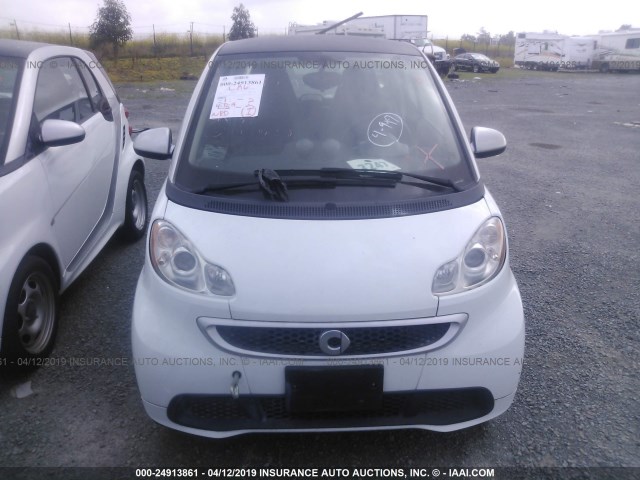 WMEEJ9AA4FK827979 - 2015 SMART FORTWO ELECTRIC WHITE photo 6