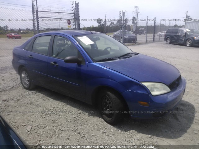 1FAFP34N86W109539 - 2006 FORD FOCUS ZX4 BLUE photo 1