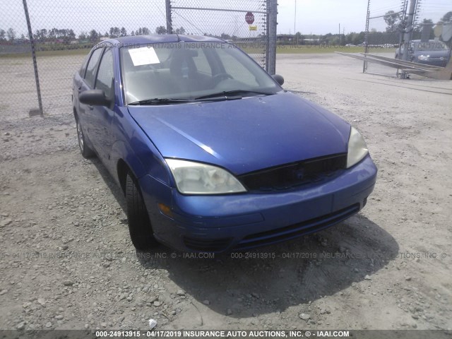 1FAFP34N86W109539 - 2006 FORD FOCUS ZX4 BLUE photo 6