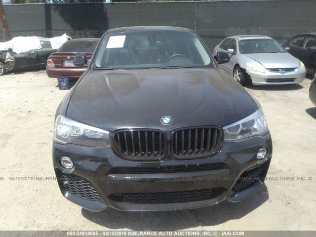 5UXXW3C55F0M88214 - 2015 BMW X4 XDRIVE28I BLACK photo 6