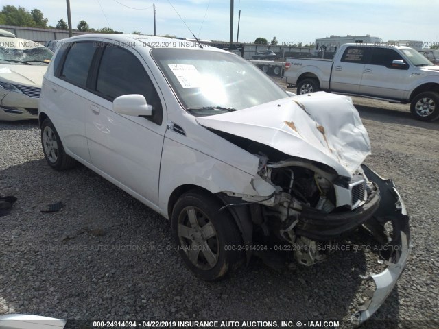 KL1TG6DEXBB147426 - 2011 CHEVROLET AVEO LT WHITE photo 1