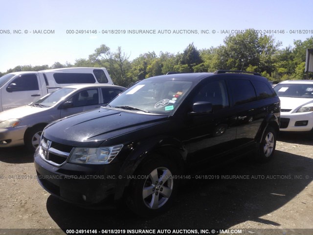 3D4PG5FV0AT126781 - 2010 DODGE JOURNEY SXT BLACK photo 2