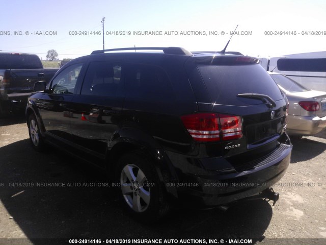 3D4PG5FV0AT126781 - 2010 DODGE JOURNEY SXT BLACK photo 3