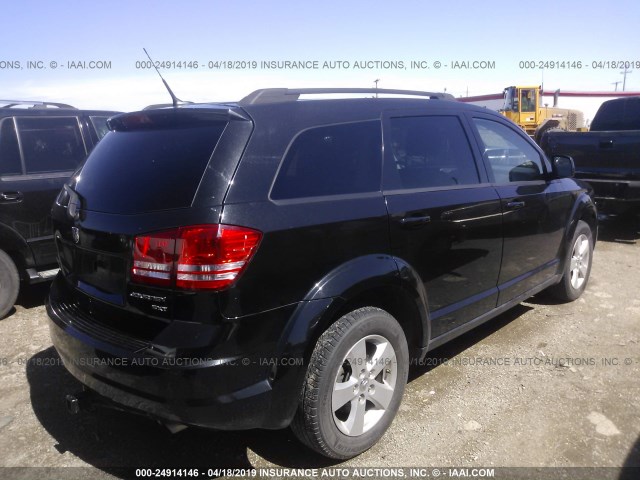 3D4PG5FV0AT126781 - 2010 DODGE JOURNEY SXT BLACK photo 4