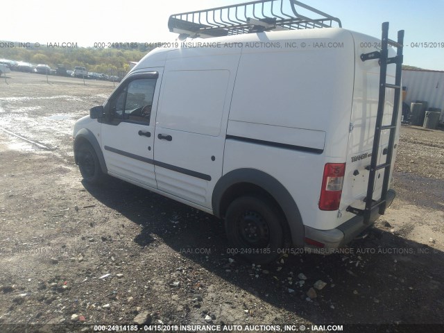 NM0LS7ANXAT032087 - 2010 FORD TRANSIT CONNECT XL WHITE photo 3